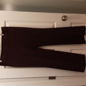 LOFT Marisa trouser in deep burgundy